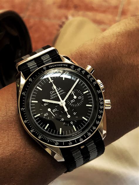 speedmaster on nato strap.